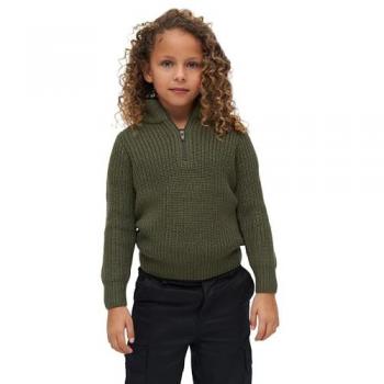 Brandit Kinder Marine Troyer Sweatshirt oliv 170-176 cm