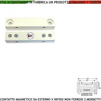 Magneto Sotto Vuoto INFISSI 13mm IP40 Cover Bianco