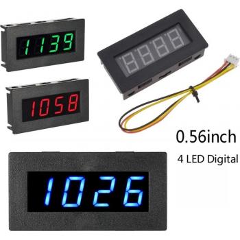 Autotachometer 4‑stelliger Digitalreader – Hohe Präzision RPM-Test
