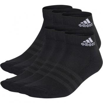 Adidas 6er-Set niedrige Unisex-Socken Cushioned Sportswear IC1291 Schwarz 37_39 unisex