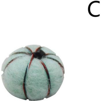 Cute Wool Felt Pumpkin Craft Balls for Halloween