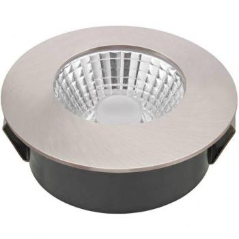 Diled Spot LED incasso Ø 6,7 cm 3000 K acciaio