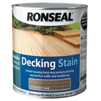 5 Litre Ronseal Country Oak Decking Stain
