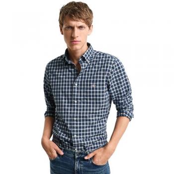 Camisa Clásica Gant de Tela Escocesa