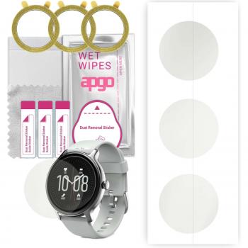 Protector de Pantalla Mate 3x para Hama Fit Watch 4910 – Película Hidrogel Soft TPU