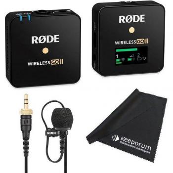 RØDE Rode Wireless GO II Single – Lavalier‑Mikrofon inklusive Tuch