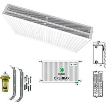 Belrad Typ 33 Heizkörper 900x400 mm Universal mit Ventil
