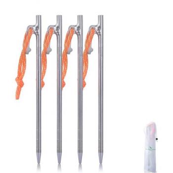 Titanium Alloy Tent Stakes for Hard Snow