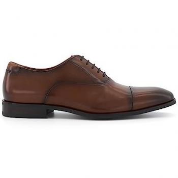Dune London Brown Secrecy Oxford-Tou Cap Schuhe