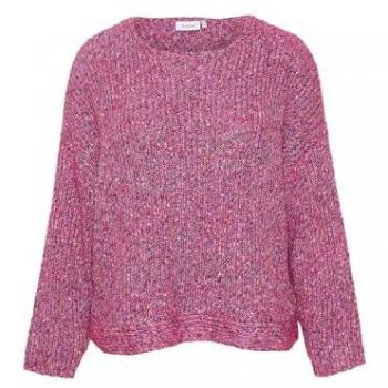 Fransa Strickpullover FPSpotta in Rosa (Very Berry Mix) Größe 42/44