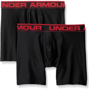 Under Armour O Series BoxerJock 6'' 2 Piezas, Hombre, Negro