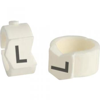 Brady Wire Marker SCN‑36‑L Clipsleeve Weiß L – 8,6–11,1 mm