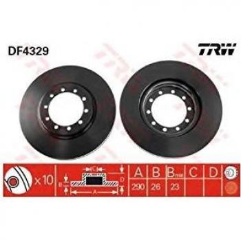 TRW Disco Freno DF4329