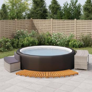 HidroAcacia Rattan – Borde de Bañera en Gris