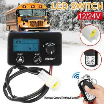 Moniteur de chauffage d'air pour voiture 12V/24V avec fonction télécommande