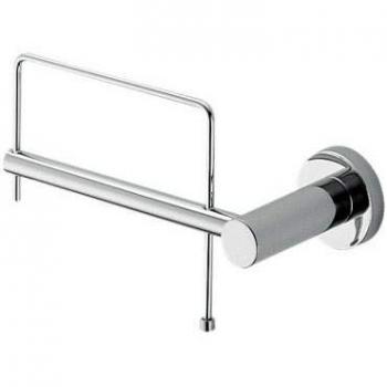 Porta Rotolo Cromato a Sinistra Serie Plus Colombo Design W4908SCR