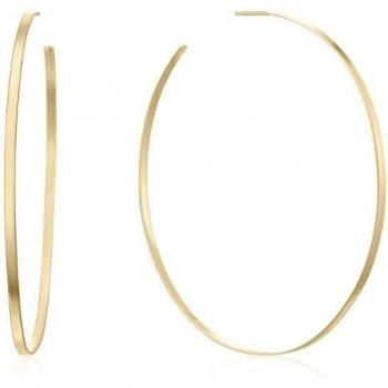 Gara Earcandy: Pendientes en Plata de Ley 925, diámetro 70 mm