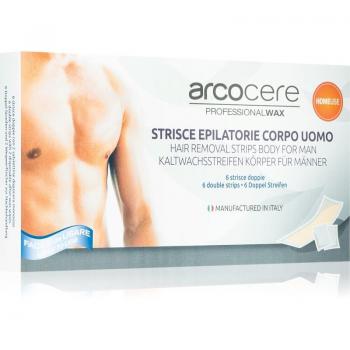 Cire D'Épilation Arcocere Pro – Set 6 Bandes pour Hommes