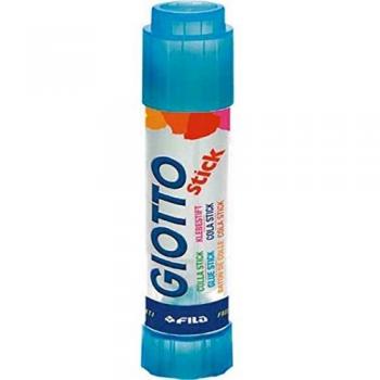 Giotto Colla a Bastoncino 40gr, 12 tubetti colorati