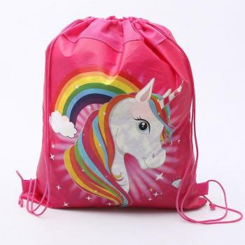 Sac à cordon bande dessinée licorne