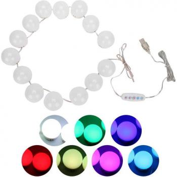 Éclairage vanité LED avec interrupteur USB