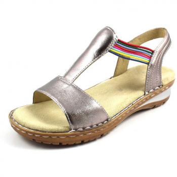 ARA Damen Hawaii T-Spangen Sandalen, Beige