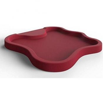 Piatto Doccia da Esterno in Polietilene HD Rosso Cherry Modello Lake 107x103 cm
