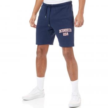 DC Shorts de Deporte Glenridge 2 Negro Iris (L, Azuloscuro)