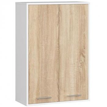 Armoire de rangement suspendue Akord fin 64 cm blanche