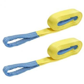 Sangles de traction 6 t – 5 m × 50 mm – remorquage extrême – 2 boucles – AUTOBEST