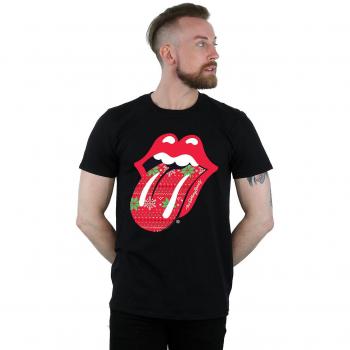 T-Shirt de Navidad Rolling Stones Lengua Negra XXX-Large