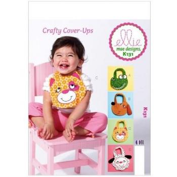 Kwik Sew Pattern K0131 for Bibs, White, Pack of 1