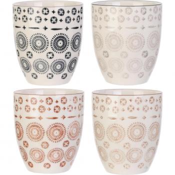 Coffret de 4 tasses design 25 cl MIRAGE
