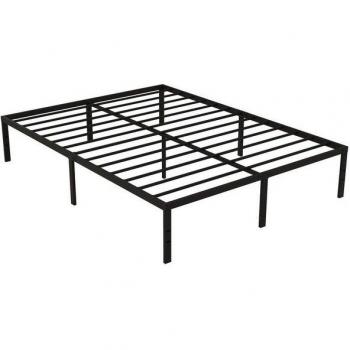 Metal-Bettgestell Costway Doppelbett 160 × 200 cm (Lattenrost)