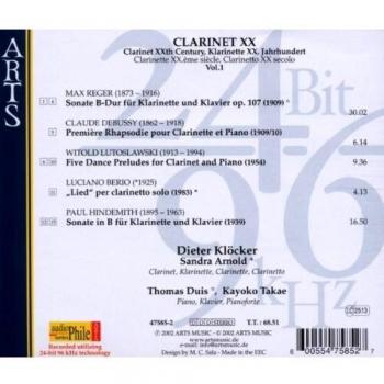 Brani per clarinetto del XX secolo