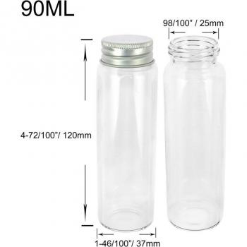 Mini Frasco Transparentes 50 ml
