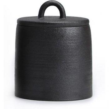 Lata de té con tapa hermética