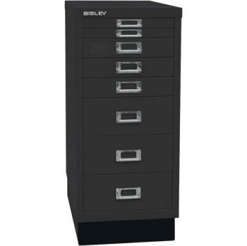 Bisley Schubladenschrank A4 Multidrawers 29er, 8 Schübe, schwarz