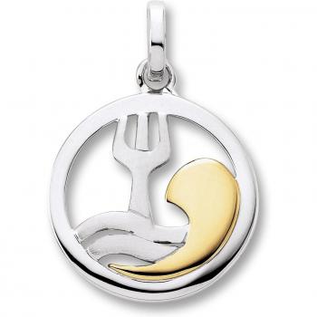 Damen‑Schmuck: Wassermann‑Anhänger 925 Silber, verstellbare Halskette