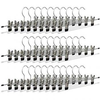 Set di 30 Appendini in Metallo Argento/Nero