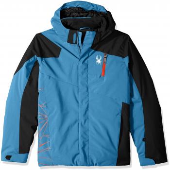 Junges Spyder Guard‑Jacke – Blau/Schwarz – Modell 231015 – Größe 38