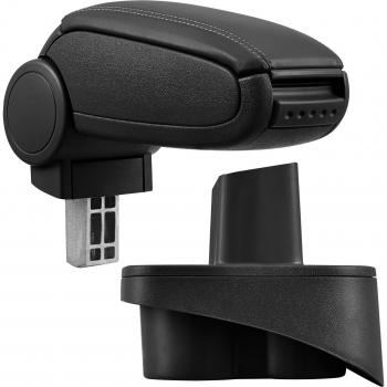Accoudoir Central Pro.Tec Classe A W168 – Rembourré, Compartiment Amovible, Design Noir