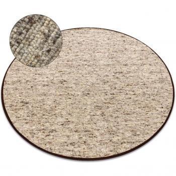 Wanderweiche 2100 Sandkreismuster Beige – Doppelwolle, Naturbeige, 100 cm