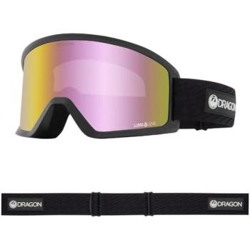 Dragon DX3 Plus OTG 663 Icon Lumalens Pink Ion & Midnight Ski Goggles – ONESIZE, Black
