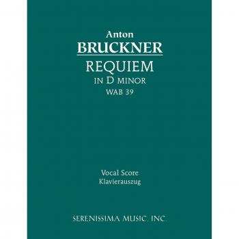Requiem in D minor, WAB 39: Vocal score