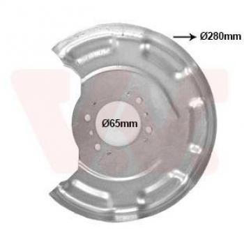 VAN WEZEL 8323374 Plaque de frein