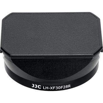 JJC Fujifilm XF 30 mm f/2.8 R LM WR Makro‑Objektiv + Sonnenkap, Gegenlichtblende
