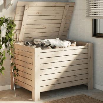 Storage Box with Lid RANA 100x49x54 cm Solid Wood Pine Vidaxl