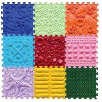 Set Sensori Tappetini Rainbow 9 Unità One Size