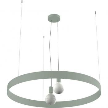 Lámpara Lumicom Halo Verde Glacial 90cm
